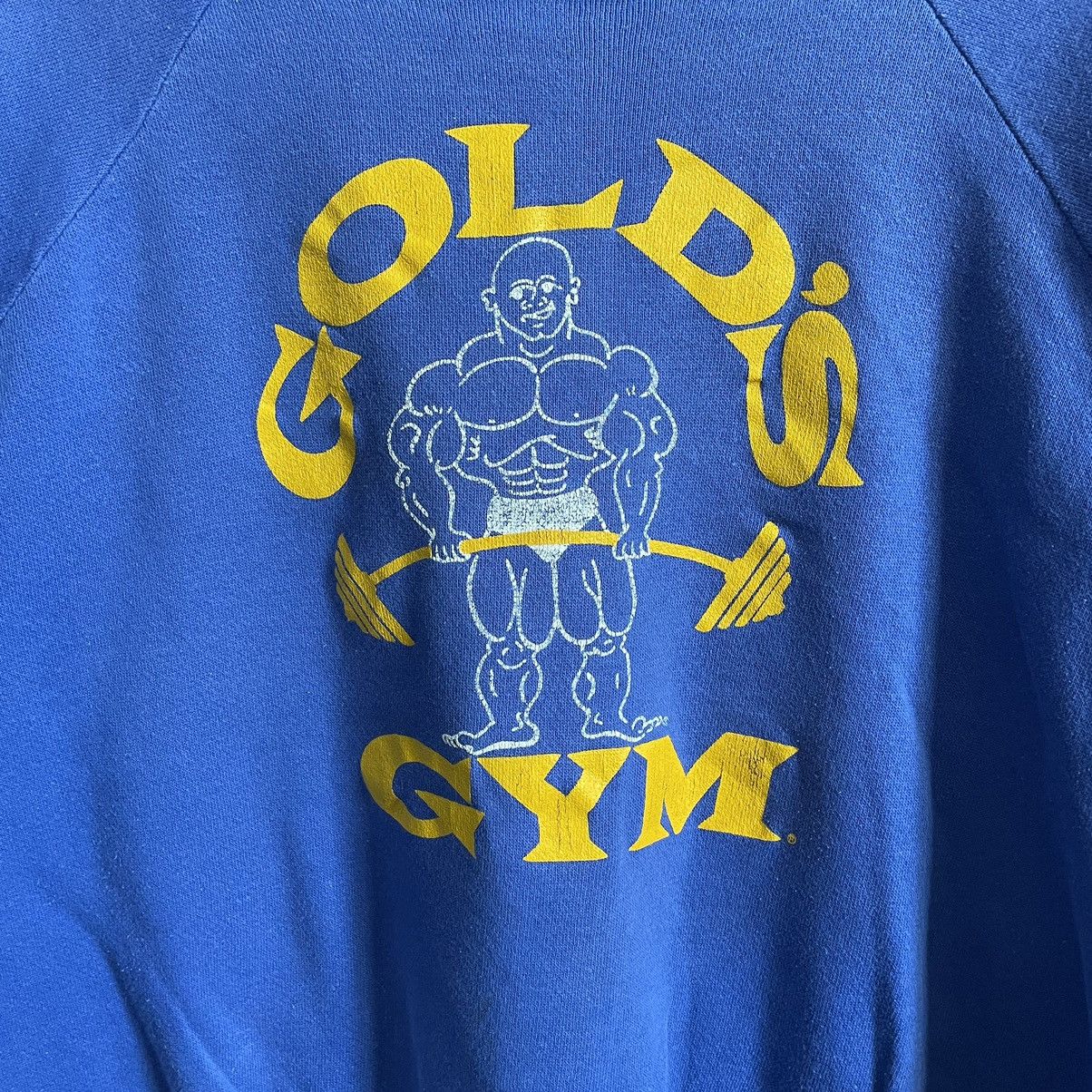 Vintage Vintage 90’s Gold Gym Sweatshirt Size US M / EU 48-50 / 2 - 3 Thumbnail