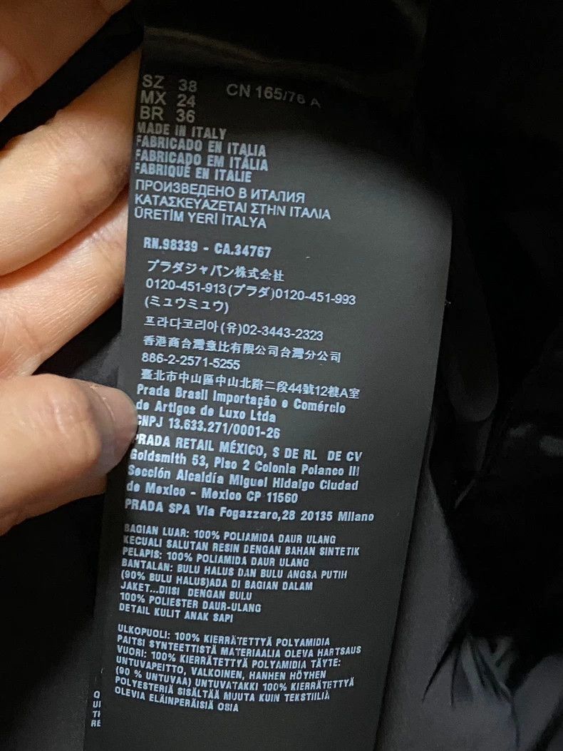 Prada Prada Size 38 Popular ant waist down jacket 2502-Nextarrow Size US S / EU 44-46 / 1 - 5 Thumbnail