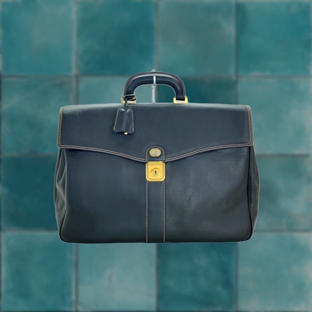 Vintage dunhill briefcase black leather Size ONE SIZE - 1 Thumbnail