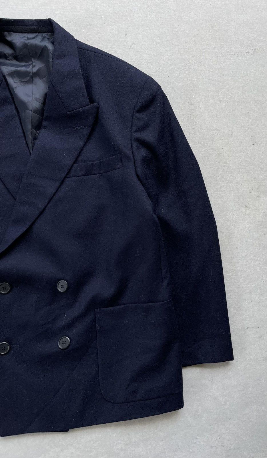 Yohji Yamamoto Yohji Yamamoto Double-Breasted Tailored Blazer/Jacket Size US M / EU 48-50 / 2 - 5 Thumbnail