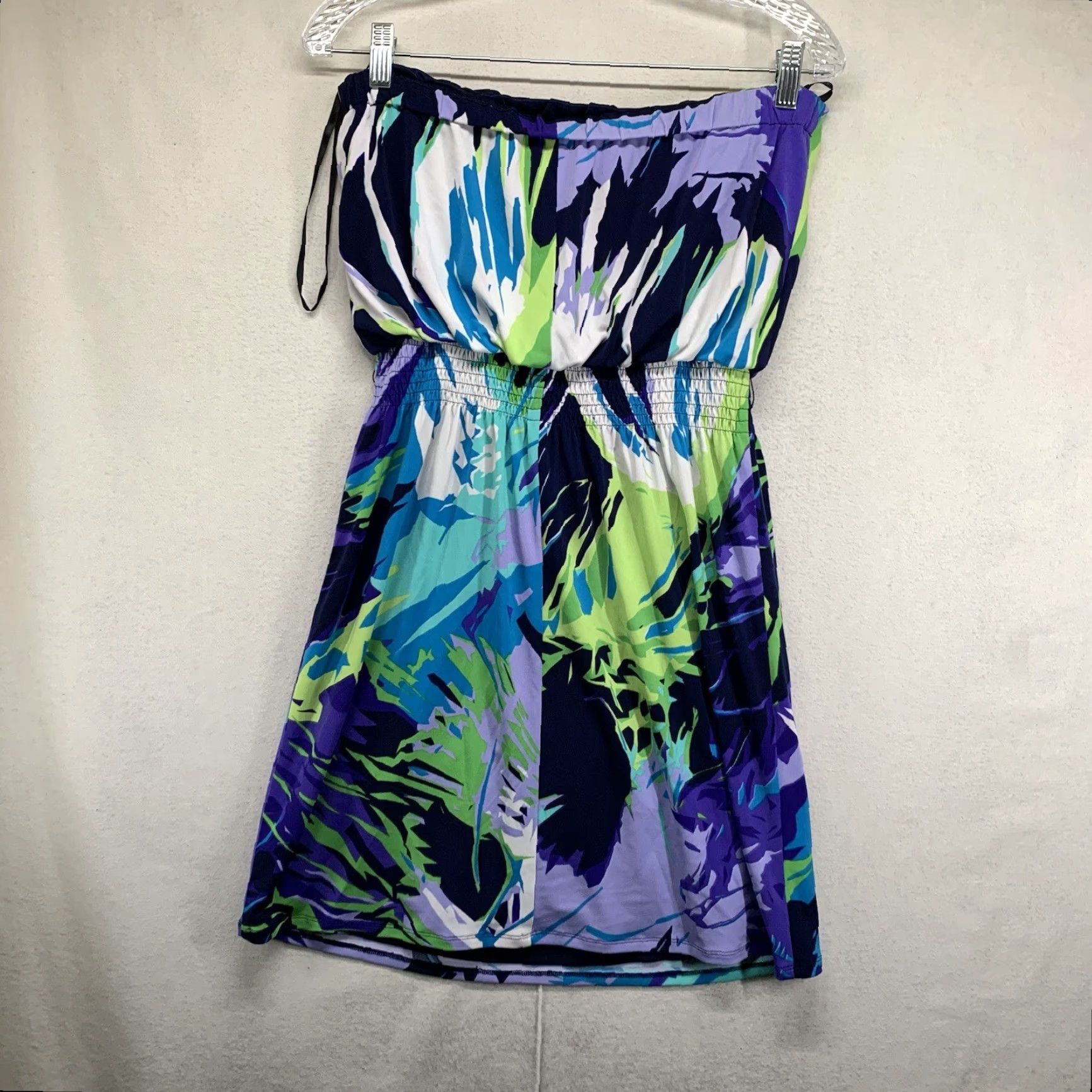 Laundry by Shelli Segal LAUNDRY BY SHELLI SEGAL Strapless Dress Medium Colorful Art Stretch Dress Size M / US 6-8 / IT 42-44 - 2 Thumbnail