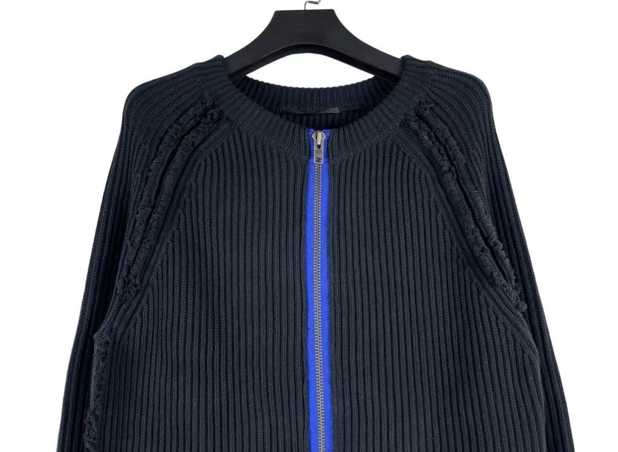 Haider Ackermann Haider Ackermann SS17 Zip Distressed Knit Cardigan J31 Size US XS / EU 42 / 0 - 3 Thumbnail