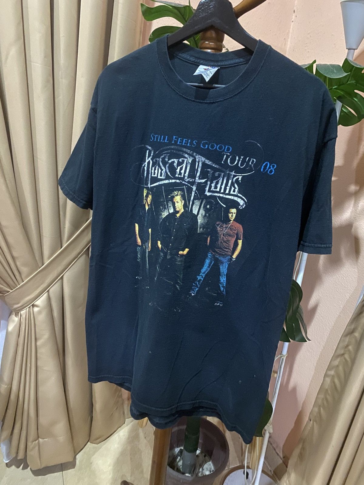 Band Tees Rascal Flatts 2008 “Still Feels Good” Tour Tee Black Jerzees Size US L / EU 52-54 / 3 - 2 Thumbnail
