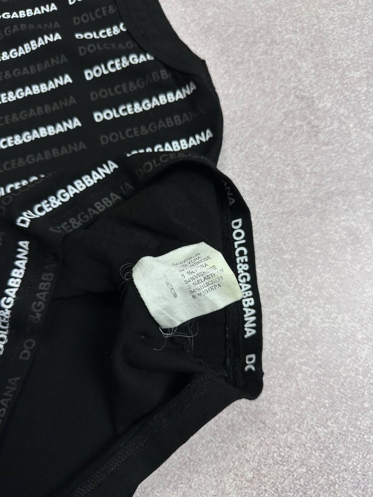 Dolce & Gabbana Vintage Dolce&Gabbana Monogram Tank Top L Size US M / EU 48-50 / 2 - 6 Thumbnail