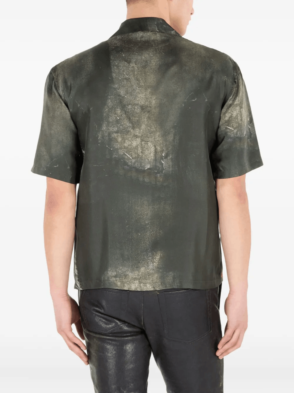 Designer Men’s Floral-Print Shirt – Short-Sleeve, Relaxed Fit Size US M / EU 48-50 / 2 - 4 Thumbnail