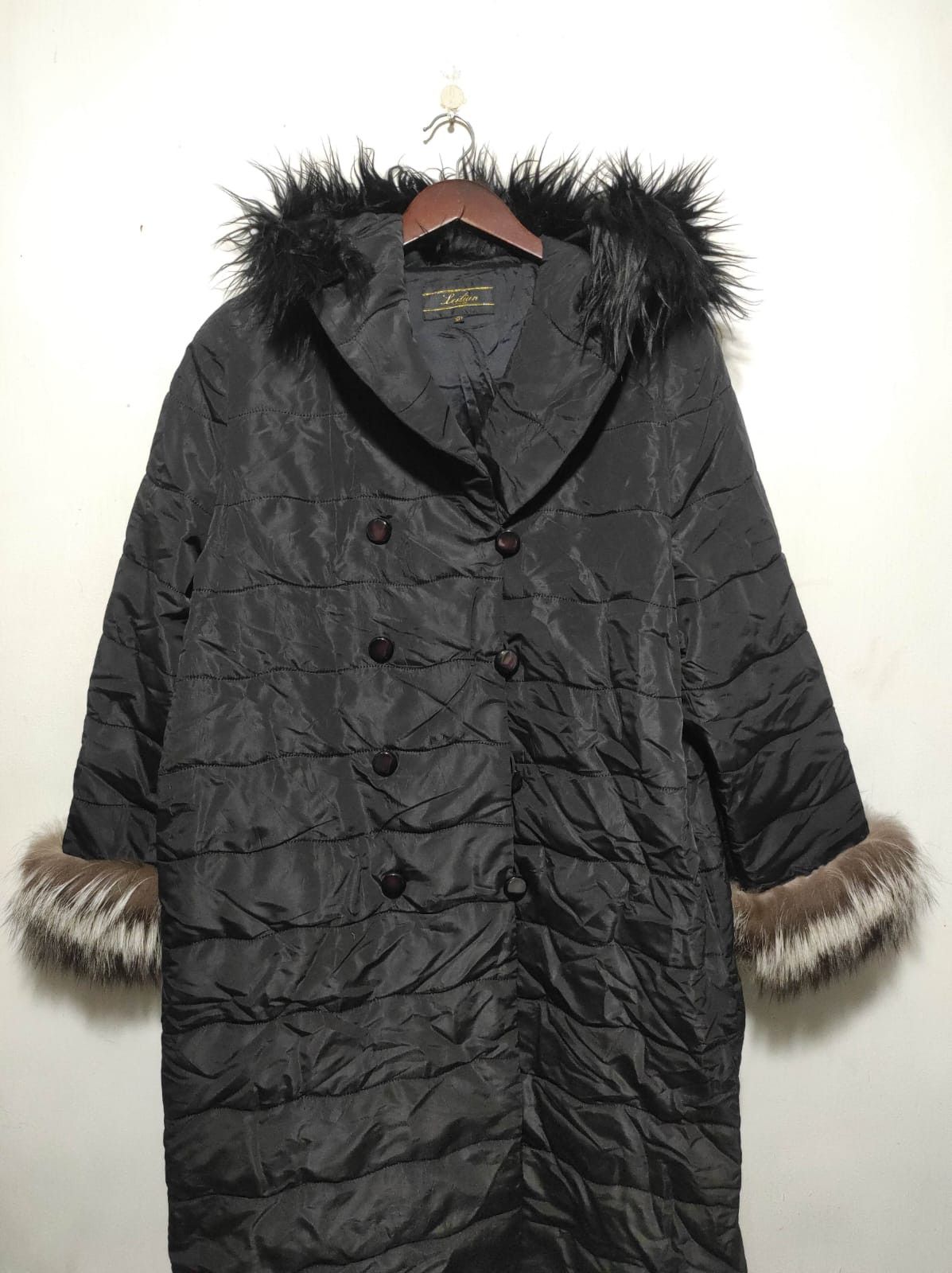 Japanese Brand Leilian made in Japan fur down puffer hoodie Jacket Size L / US 10 / IT 46 - 15 Thumbnail