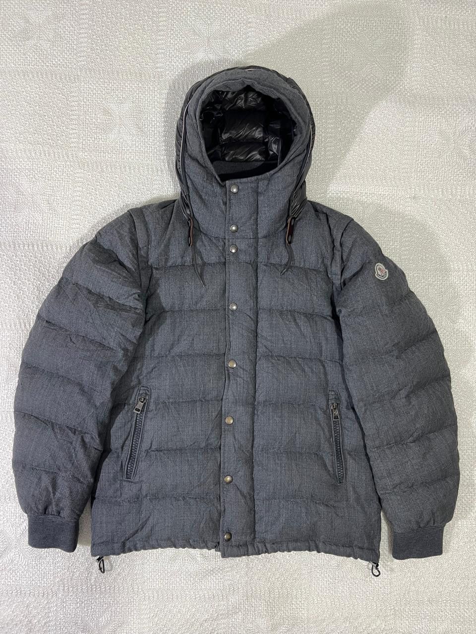 Moncler Moncler HEM 2in1 wool down jacket Size US L / EU 52-54 / 3 - 1 Thumbnail