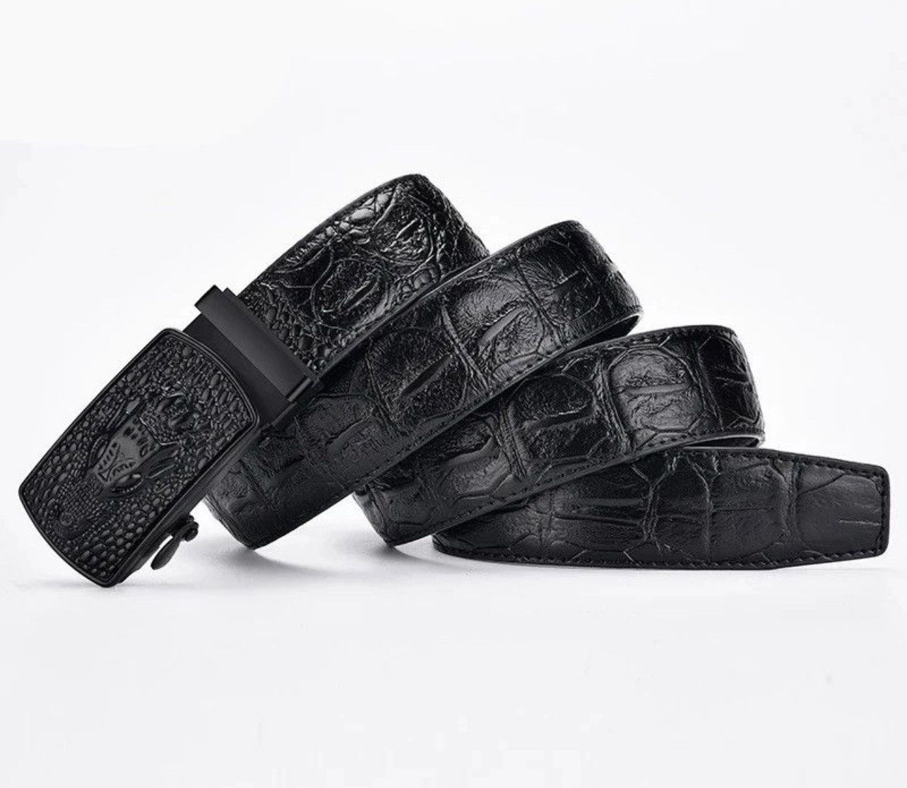 Japanese Brand × Leather Croc 110 Cm Belt Size ONE SIZE - 4 Thumbnail