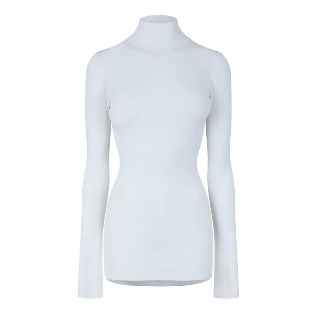 Bottega Veneta Bottega Veneta Mock Neck Long Sleeve Sweater in White Size M / US 6-8 / IT 42-44 - 2 Thumbnail