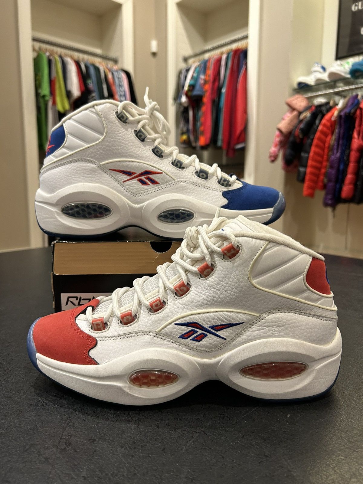 Reebok Reebok Question Mid Sneakers Size US 9.5 / EU 42-43 - 1 Thumbnail