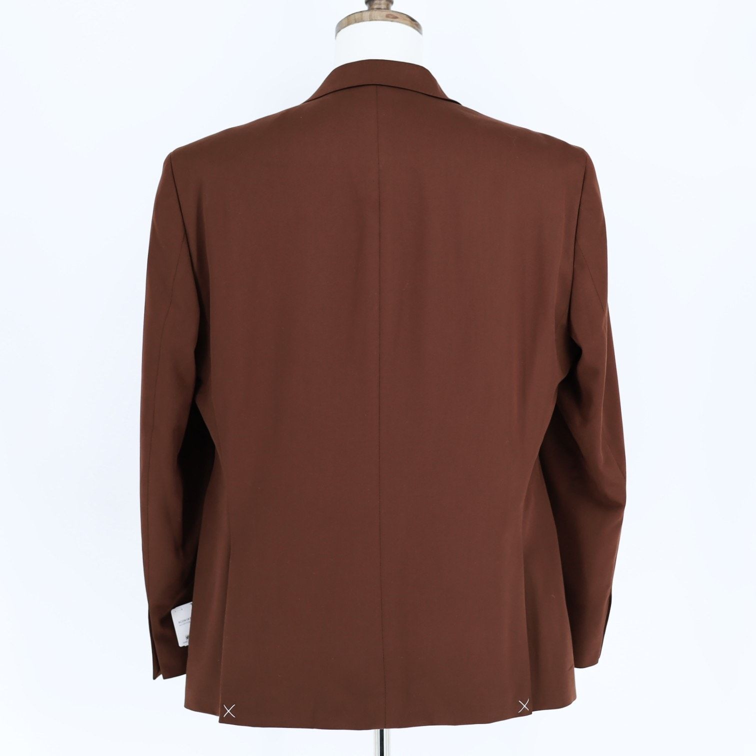 The Unbranded Brand Tayion Collection Men's Brown Formal Suit Jacket Size 44R Size 44R - 5 Thumbnail