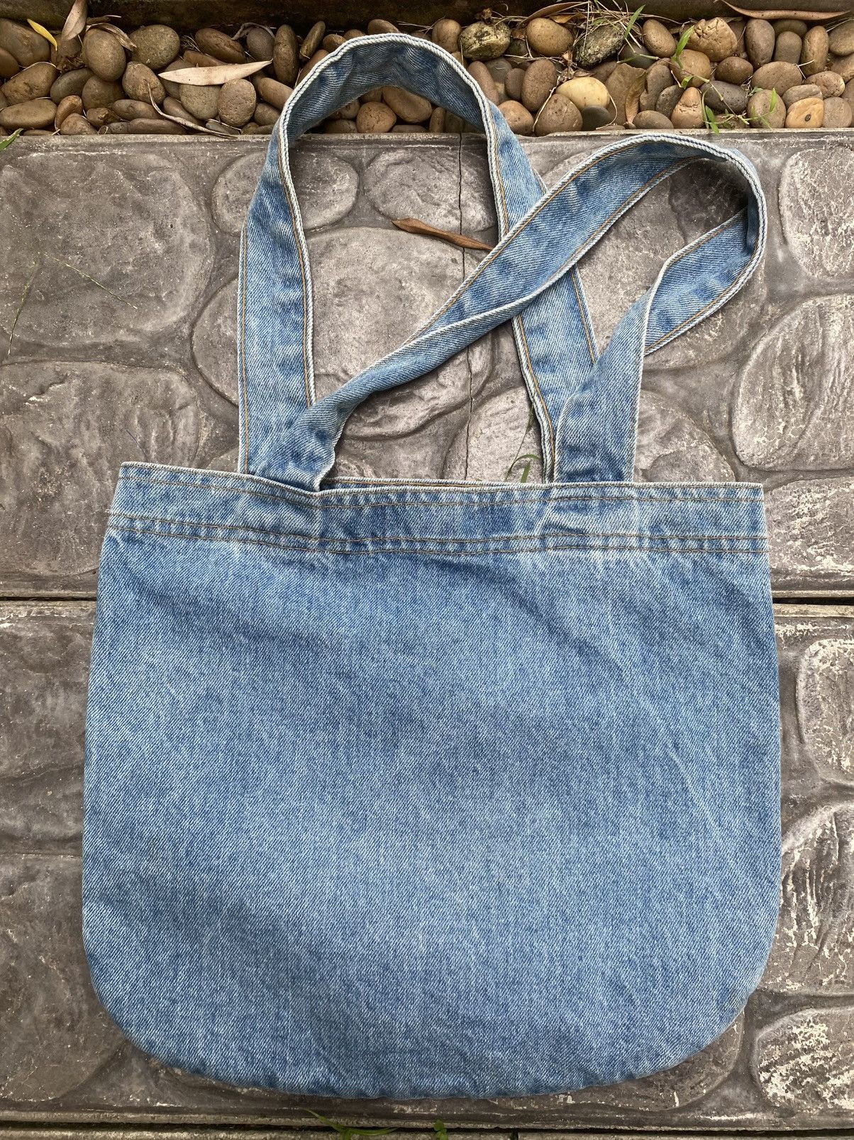Vintage Vintage Hunting World Tote Denim Bag Made in USA Size ONE SIZE - 4 Thumbnail