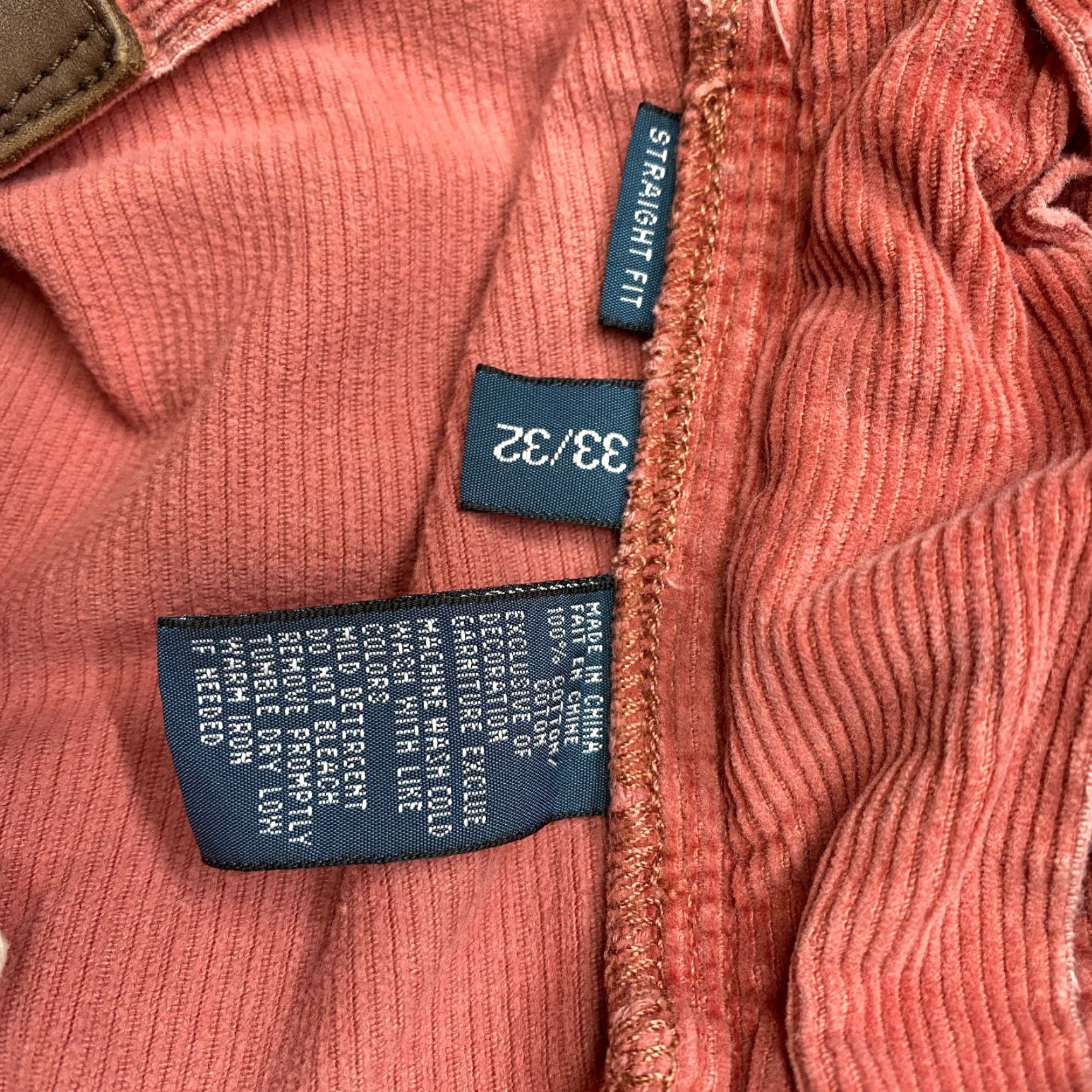 Polo Ralph Lauren Polo Ralph Lauren Corduroy Pants Men's 33x32 Pink Salmon Red 7241 Pants Regular 33 Pink Size US XS / EU 42 / 0 - 6 Thumbnail