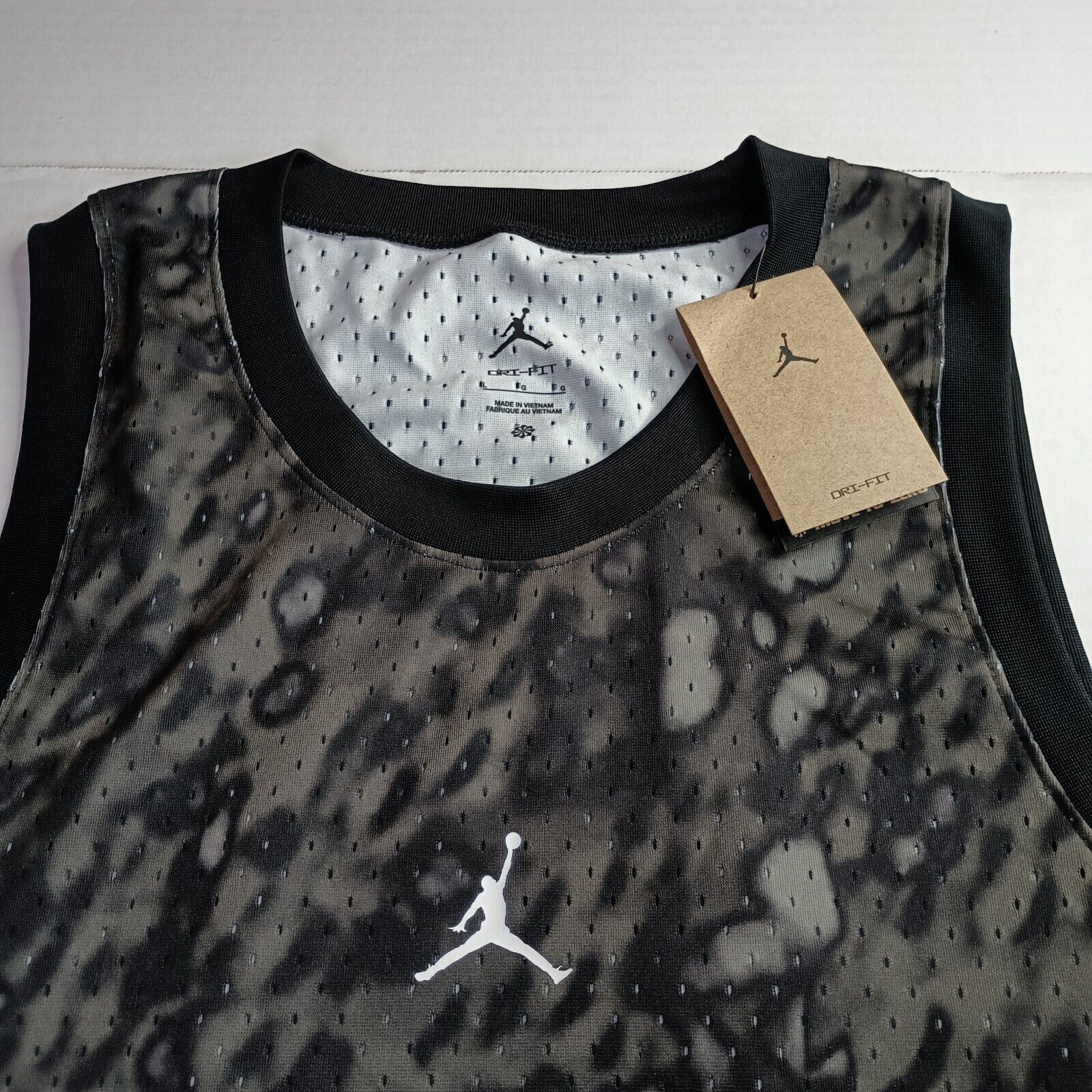 Nike Men's Nike Jordan Dri-Fit Tank Top Mesh Jersey Men's L Size US L / EU 52-54 / 3 - 2 Thumbnail