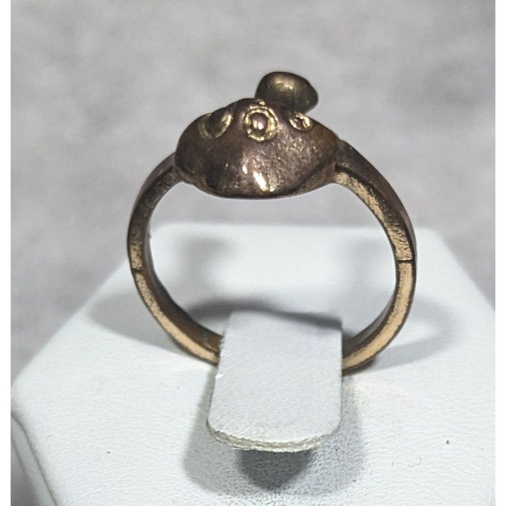 Other Fairycore Antiqued Bronze Tone Mushroom Ring Size 7 Size ONE SIZE - 9 Thumbnail