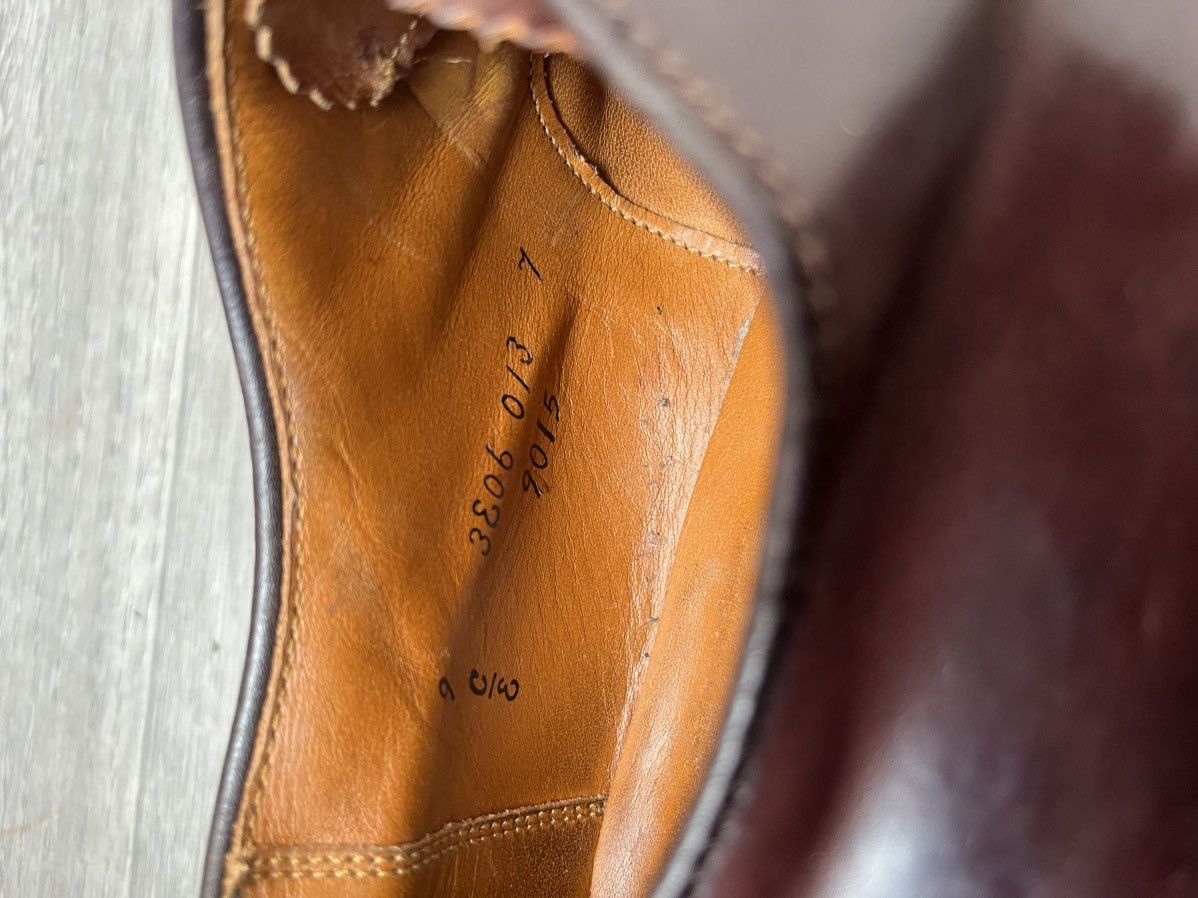 Alden Alden shell cordovan cap-toe oxford leather shoes us 9C/E Size US 7.5 / EU 40-41 - 12 Thumbnail