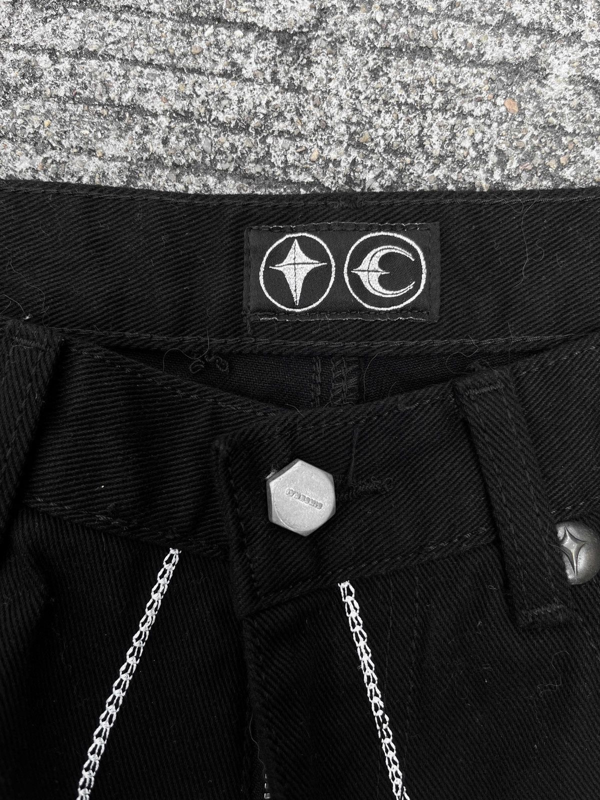 Thug Club Thug Club Chain Stitch Black Denim Size US 31 - 8 Thumbnail