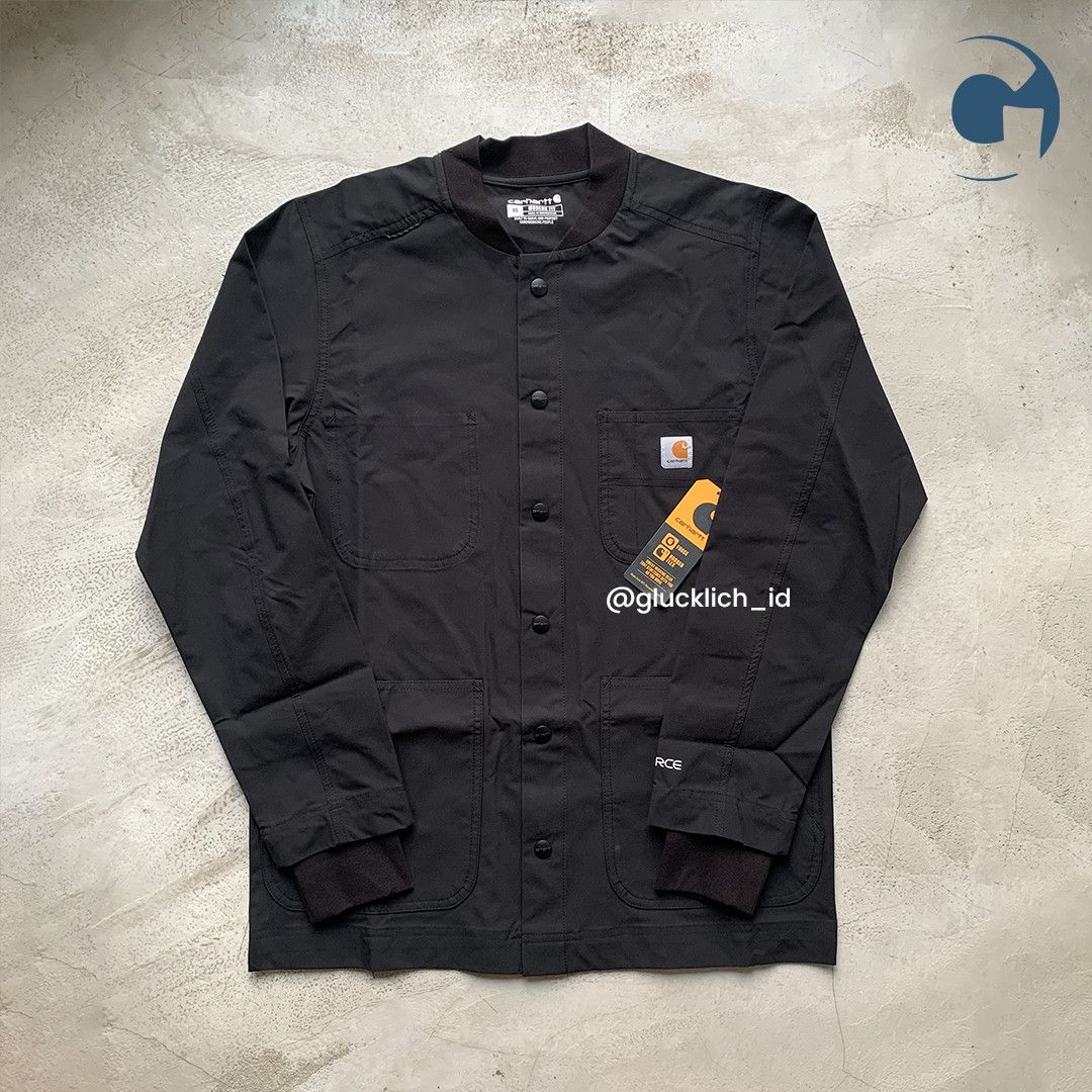 Carhartt Carhartt, Unisex Force Essentials Chore Scrub Coat Black Size US XS / EU 42 / 0 - 2 Thumbnail
