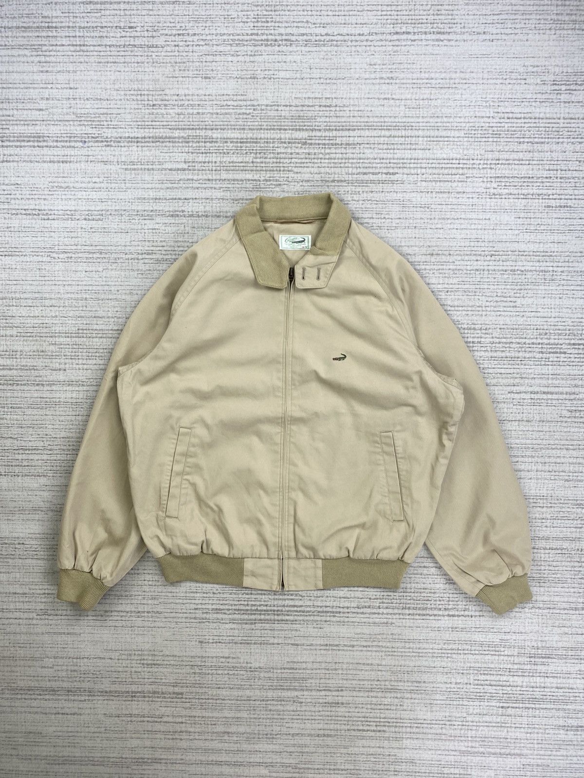 Designer × Japanese Brand × Vintage Vintage Crocodile Rare Casual Zipper Cotton Jacket Size US L / EU 52-54 / 3 - 1 Thumbnail