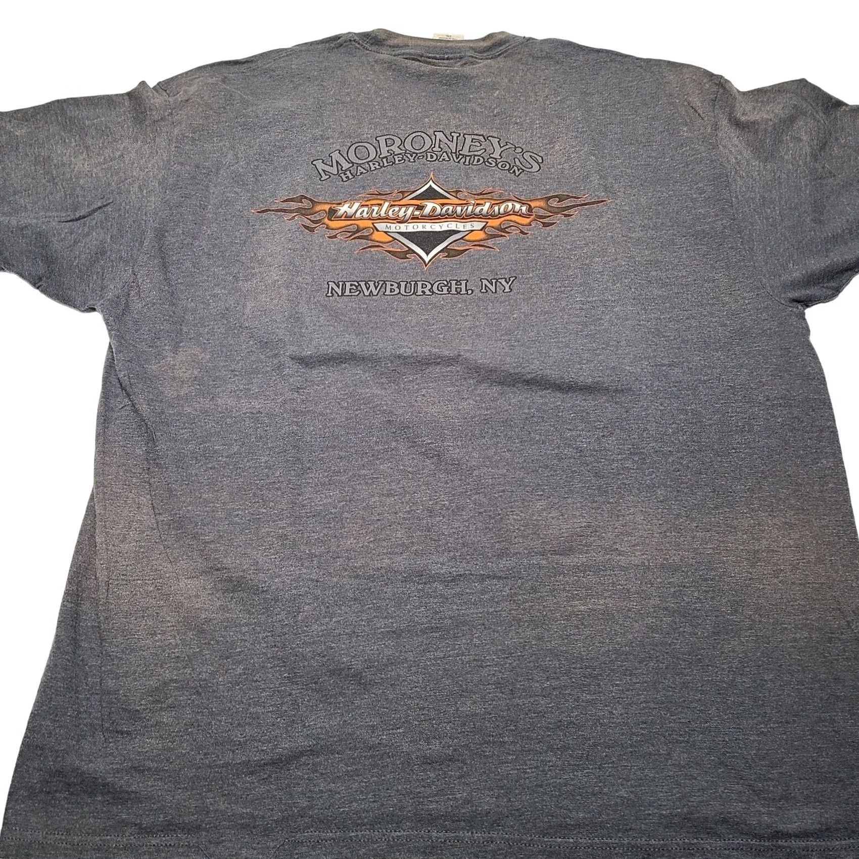 Harley Davidson Harley-Davidson T-Shirt Men's 2XL RoadRunner Motorcycles Beast Within Gray Crew Neck Short Sleeve New York Size US XXL / EU 58 / 5 - 3 Thumbnail