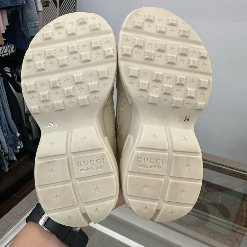 Gucci Gucci Rhyton Leather Sneakers for Kids - Size US 5 / EU 37 - 4 Thumbnail