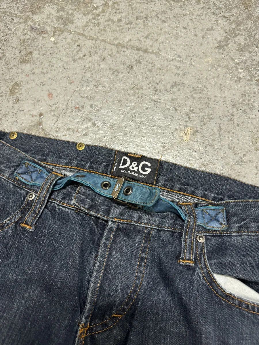 Dolce & Gabbana AW2004 Dolce & Gabbana Utility Blue Denim Jeans Size US 32 / EU 48 - 12 Thumbnail