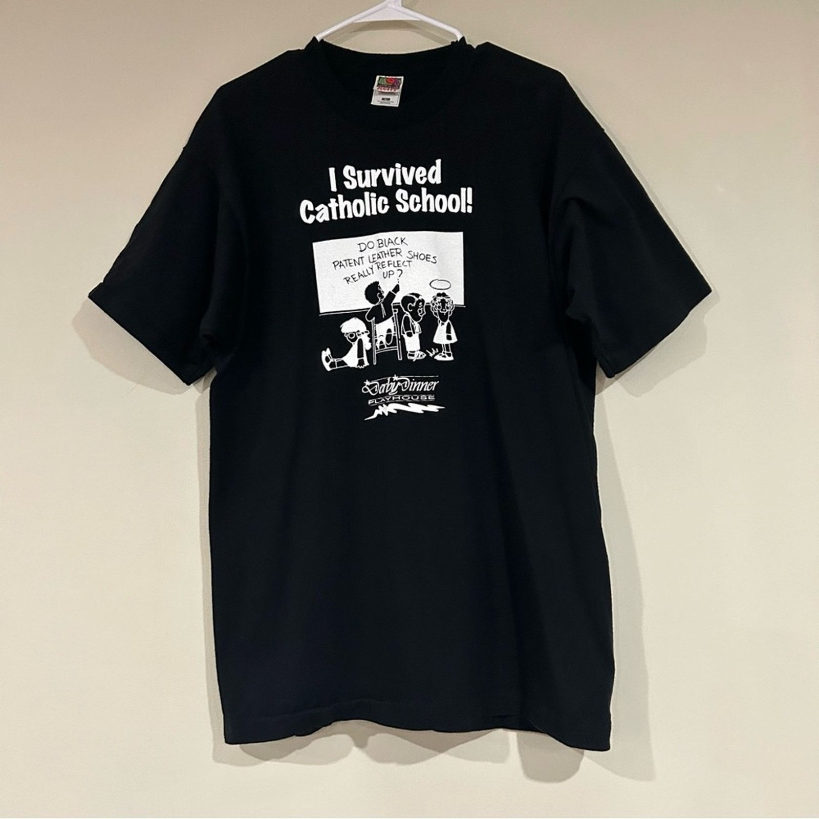 Fruit Of The Loom Vintage I Survived Catholic School Shirt Size US XL / EU 56 / 4 - 1 Thumbnail
