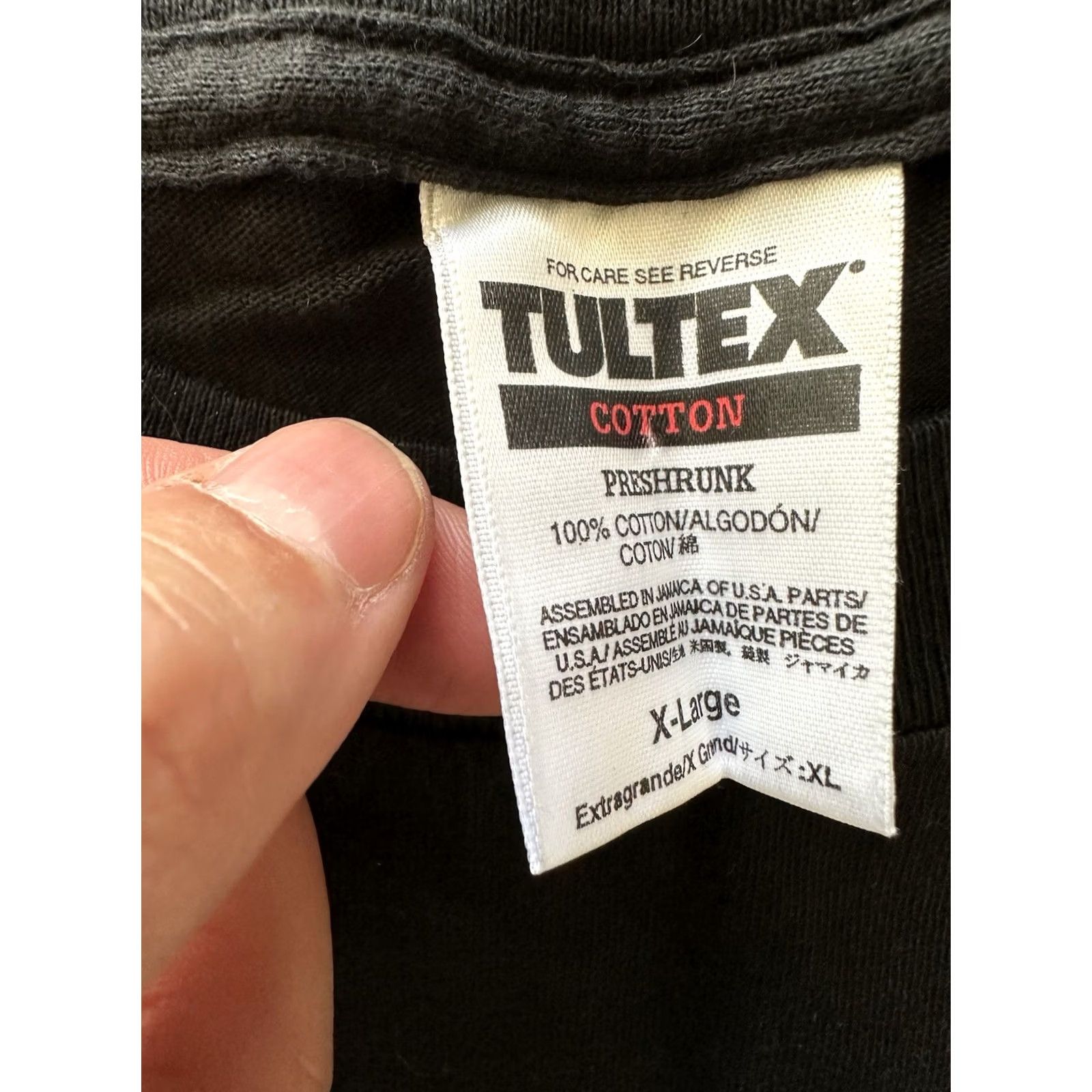 Tultex VINTAGE 90S LARA CROFT TOMB RAIDER VIDEO GAME KARATE PROMO T SHIRT XL NWOT Tultex Black Short Sleeve Cotton Graphics Mens Size US XL / EU 56 / 4 - 4 Thumbnail