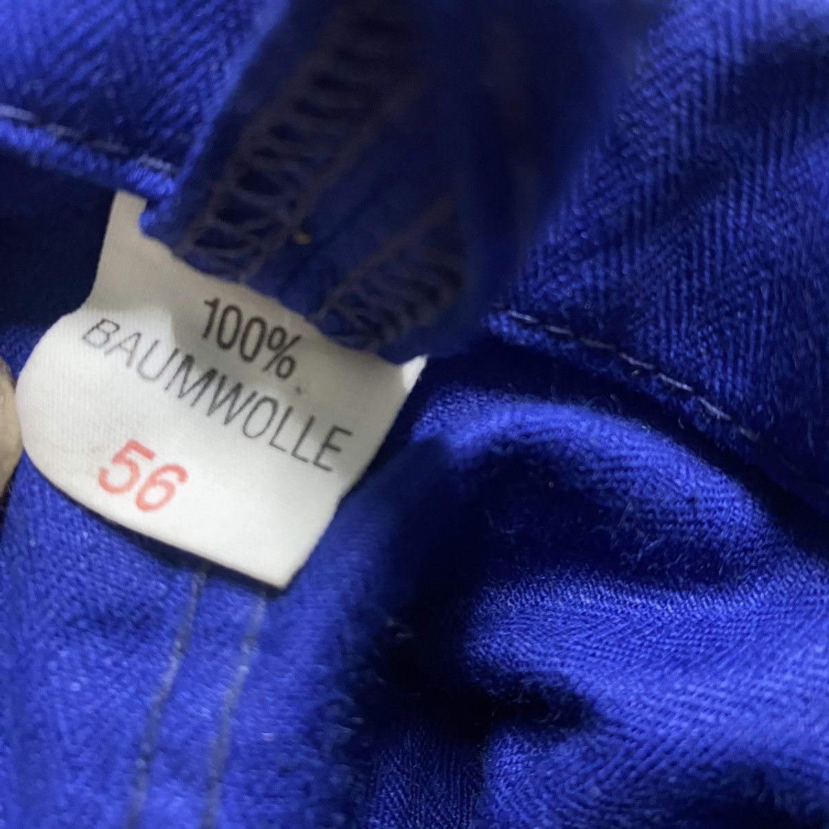 Le Laboureur Vintage 60s Sanfor French Worker Chore Jacket Sunfaded Hbt Size US XL / EU 56 / 4 - 19 Thumbnail