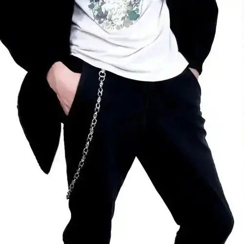 Other Personality Punk Cool Skull Pants Chain Keychain Size ONE SIZE - 2 Thumbnail