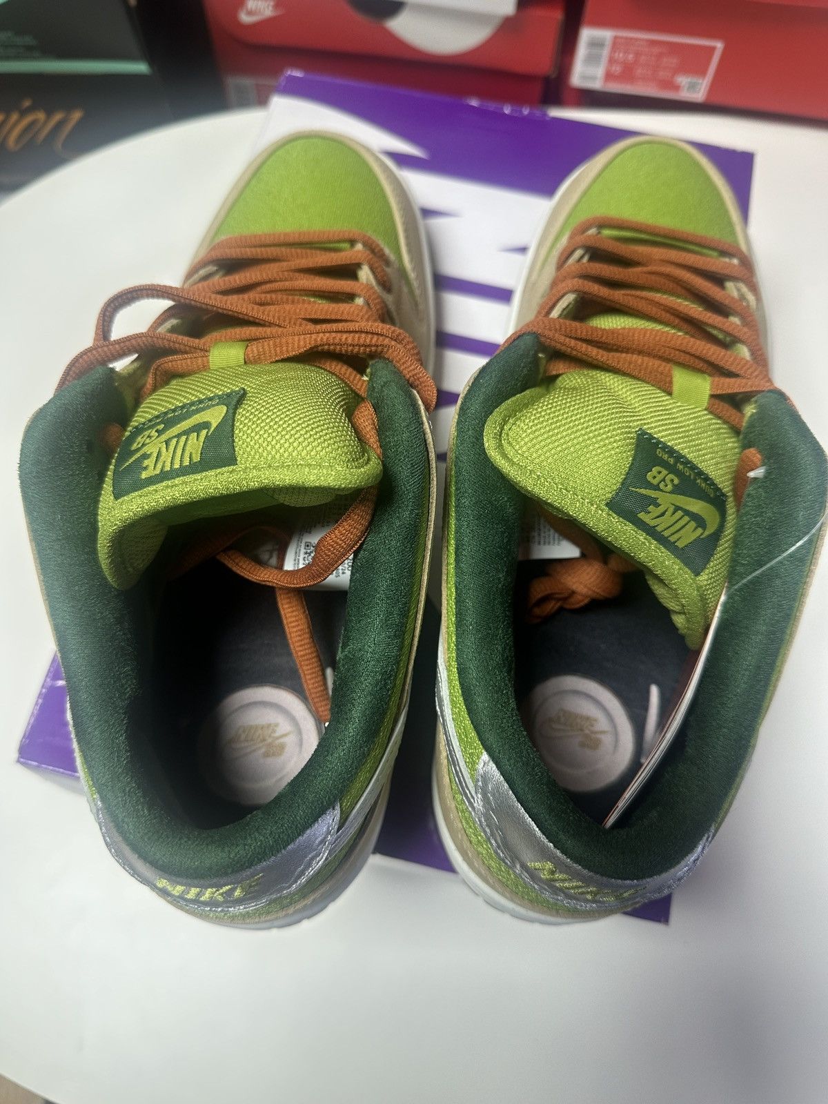 Nike Nike SB Dunk Low Pro WC Sesame Silver Pear Sz 10.5 US MEN Size US 10.5 / EU 43-44 - 8 Thumbnail