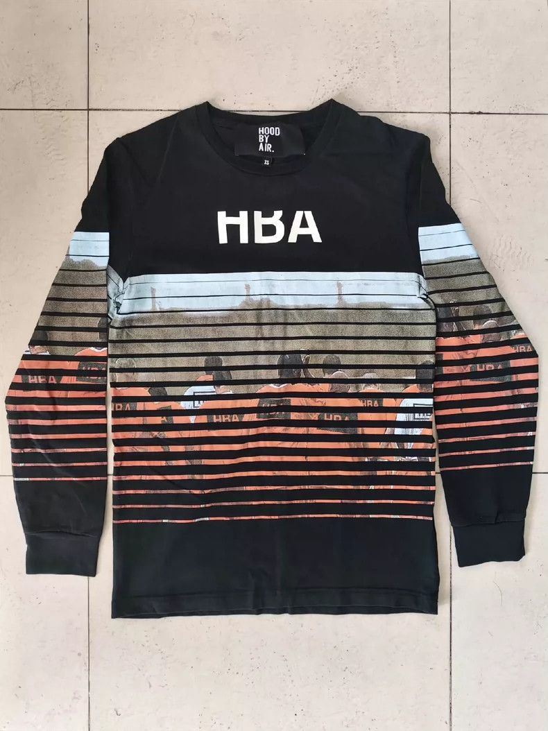 Hood By Air Hood By Air Hood By Air Prison Stripe Long Sleeve Hoodie-2 Size US XS / EU 42 / 0 - 1 Thumbnail