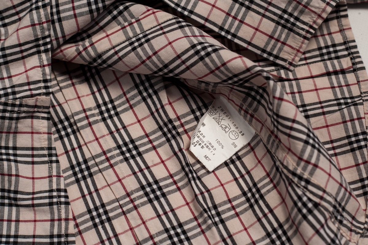Burberry Burberry Blue Label Vintage Nova Check Buttons Shirt Size XS / US 0-2 / IT 36-38 - 6 Thumbnail