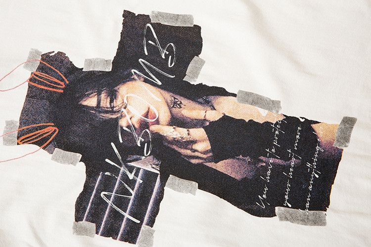 Japanese Brand × Vintage Fashion cross anime girl print men's loose t-shirt Size US L / EU 52-54 / 3 - 5 Thumbnail