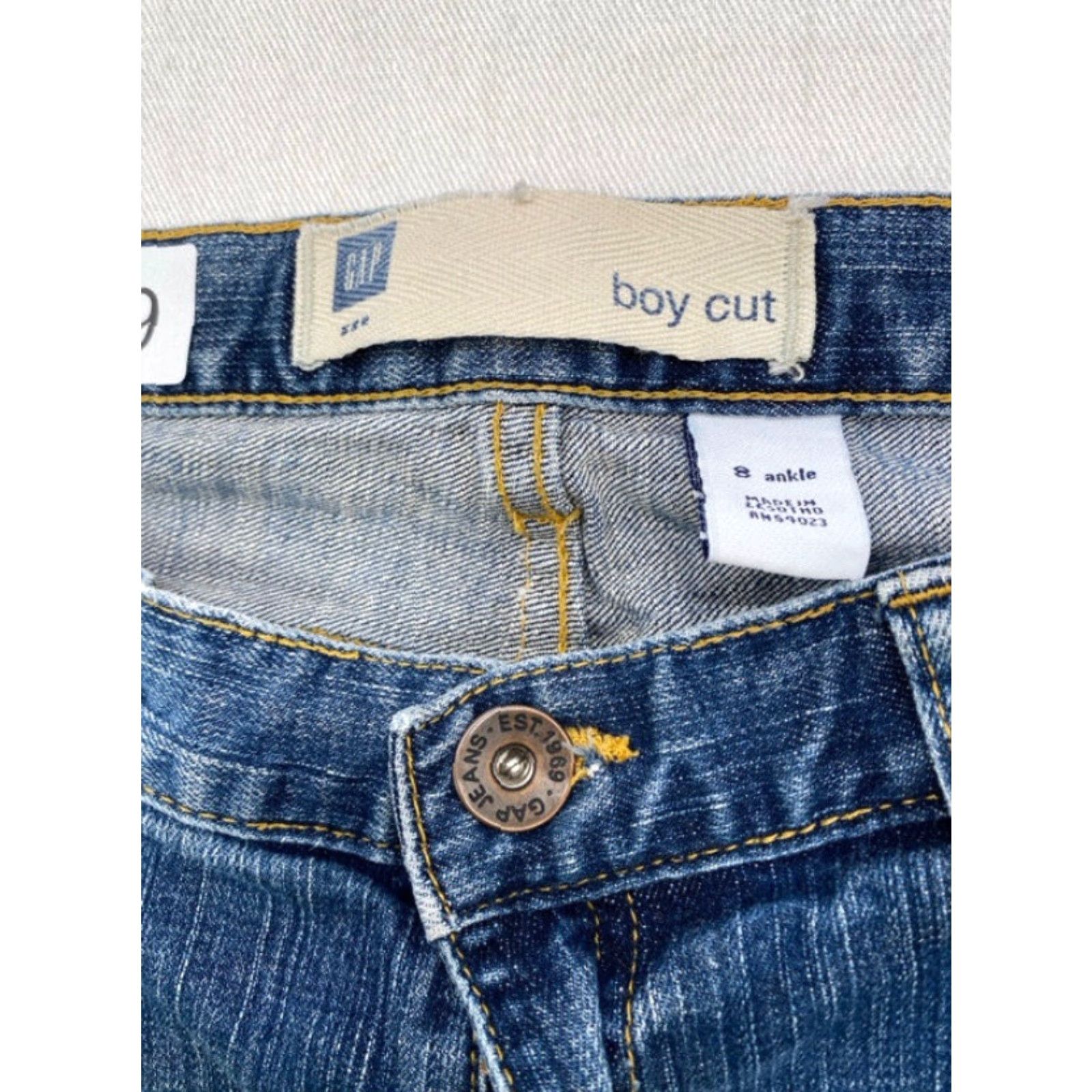 Gap Gap Jeans Womens 8 Ankle Blue Denim Bootcut 5-Pocket 3279 XS? Size 30" / US 8 / IT 44 - 6 Thumbnail