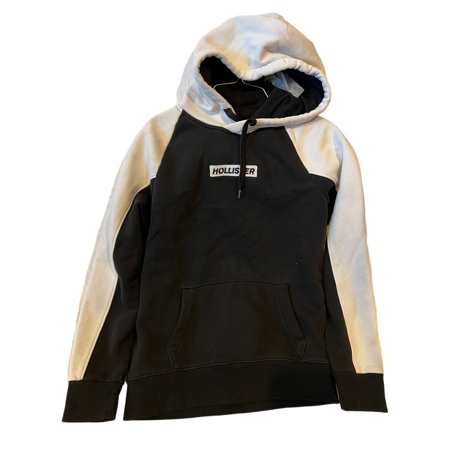 Hollister flame hoodie clearance