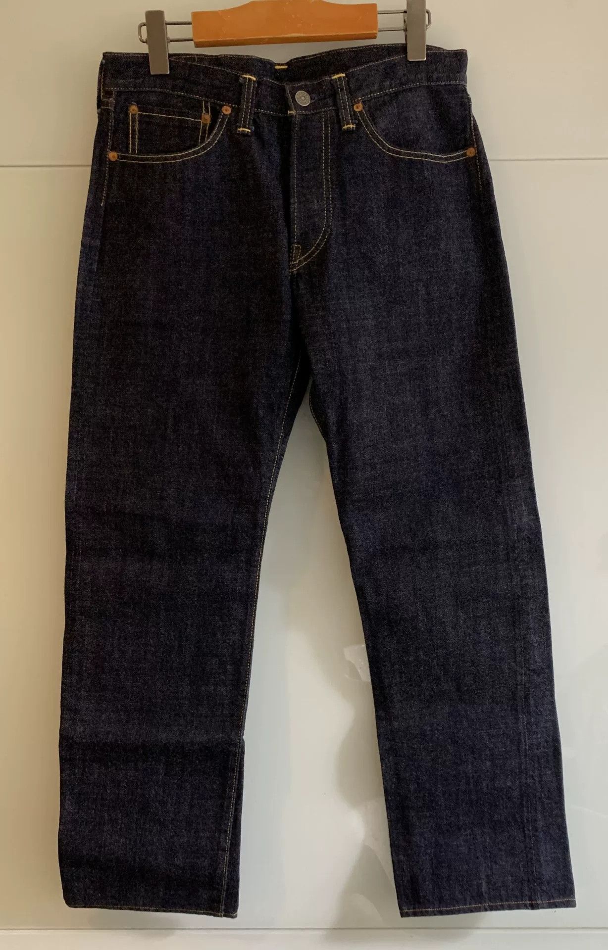 TOYS McCOY Toy's McCoy Lot 555 Vintage Denim Pants Size US 31 - 1 Thumbnail
