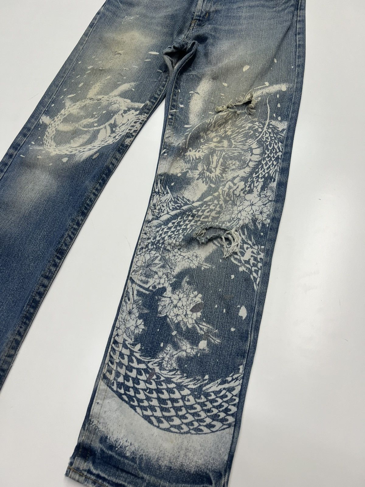 Vintage Vintage Denim Jeans Dragon Size 32 Size US 32 / EU 48 - 5 Thumbnail