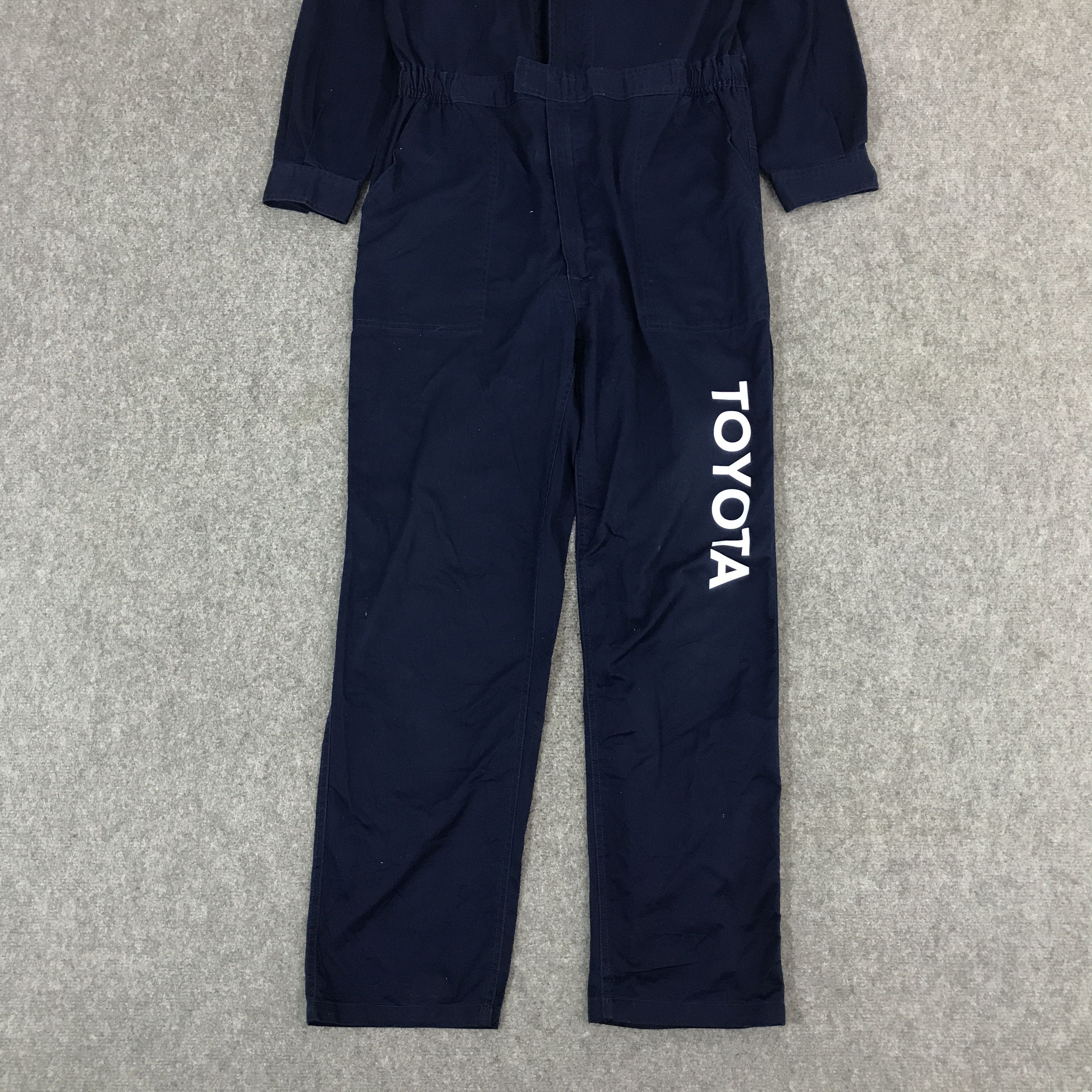 Japanese Brand VTG TOYOTA RACING BLUE CUSTOM COVERALL Size US L / EU 52-54 / 3 - 4 Thumbnail