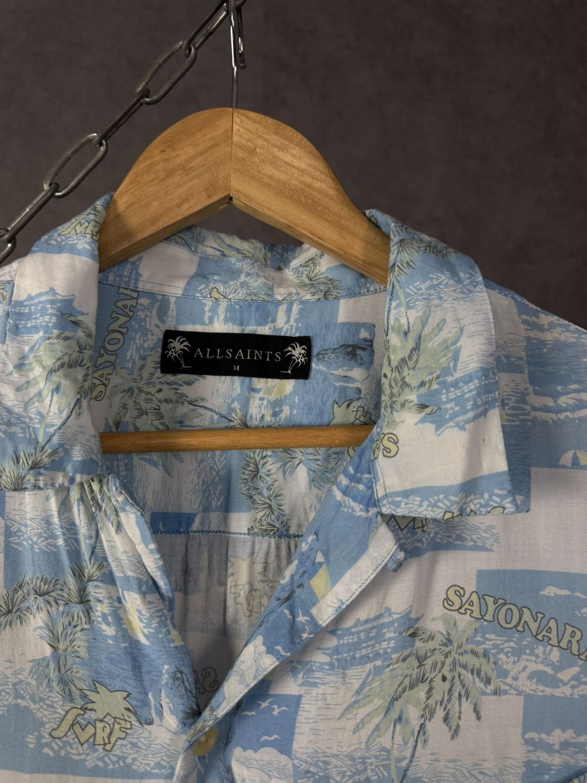 Allsaints Allsaints Sayonara art crazy designer hawaiian shirt Size US M / EU 48-50 / 2 - 4 Thumbnail