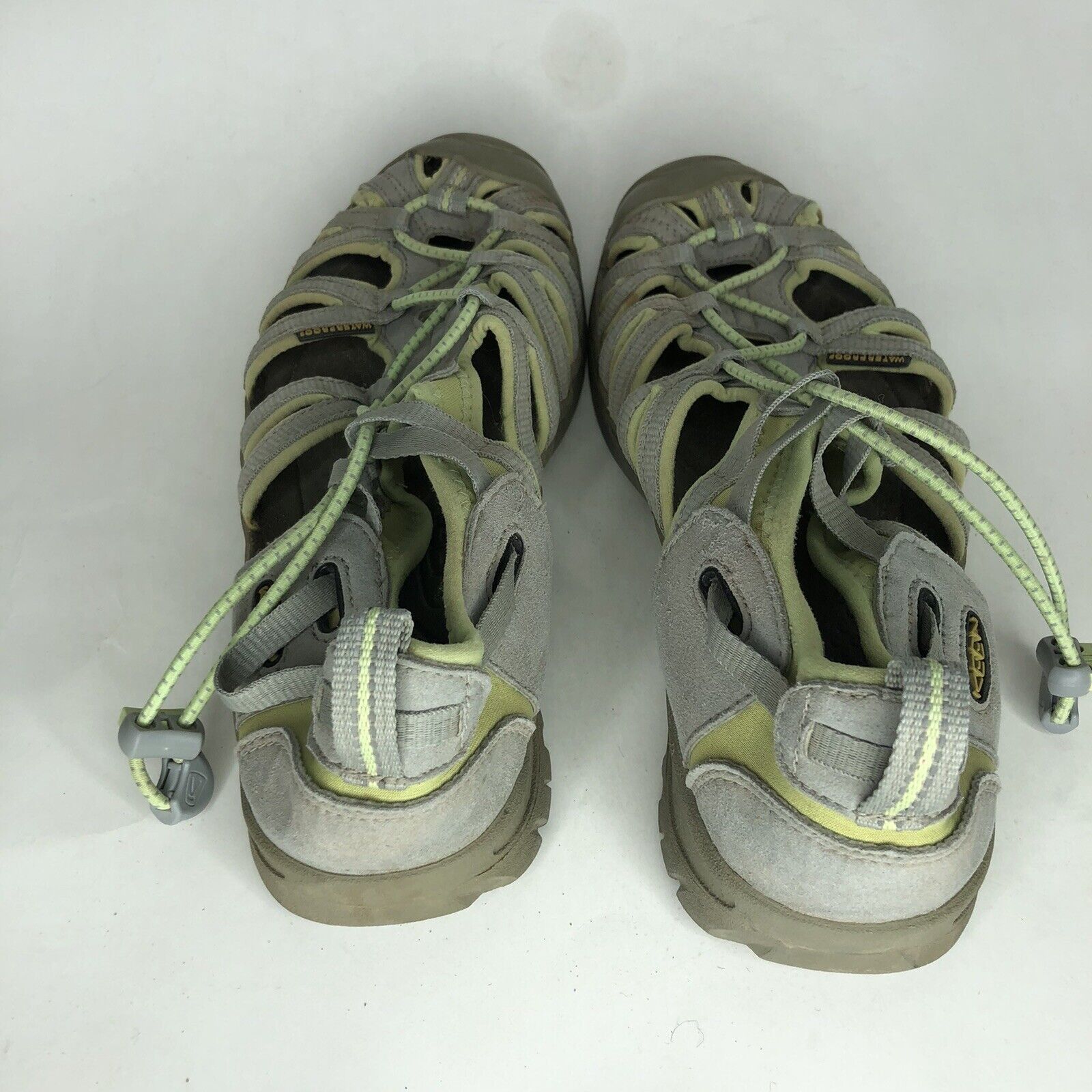 KEEN Keen Gray Green Textile Drawstring Sport Waterproof Sandals Size US 6 / EU 39 - 4 Thumbnail