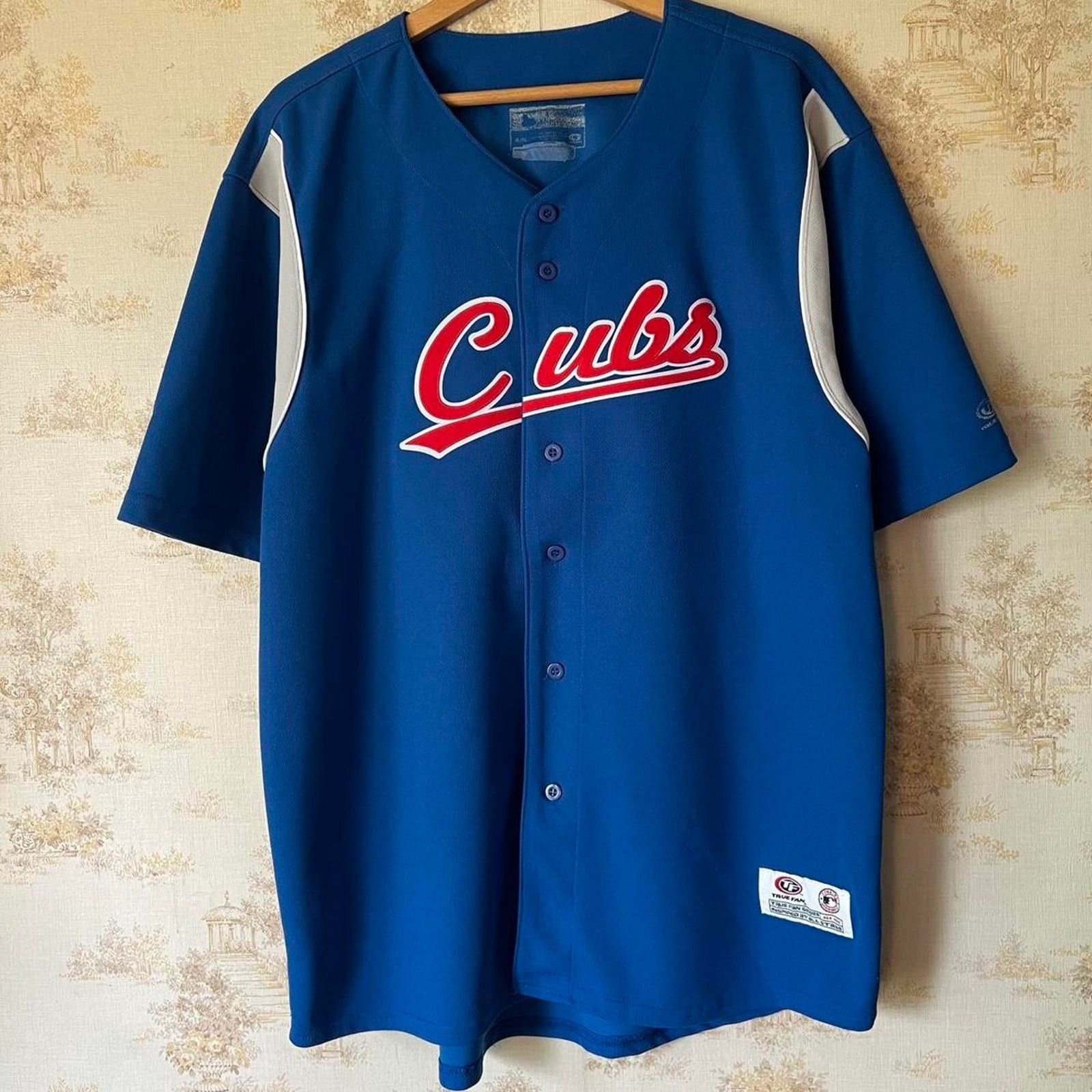 MLB Y2K Chicago Cubs Baseball Jersey | True Fan | Size XL Size US XL / EU 56 / 4 - 1 Thumbnail