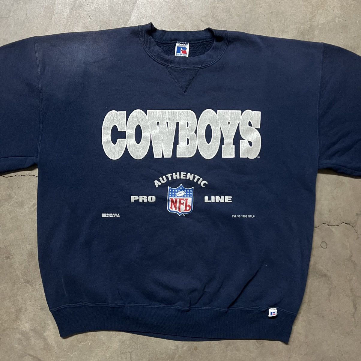 NFL × Russell Athletic × Vintage Vintage 90’s NFL Dallas Cowboys 🇺🇸 Russell Athletic Sweater Size US XL / EU 56 / 4 - 4 Thumbnail