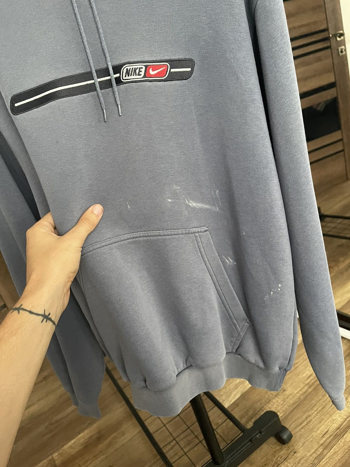 Other Nike Vintage Hoodie Big Logo 90s Faded Distressed Size US S / EU 44-46 / 1 - 11 Thumbnail