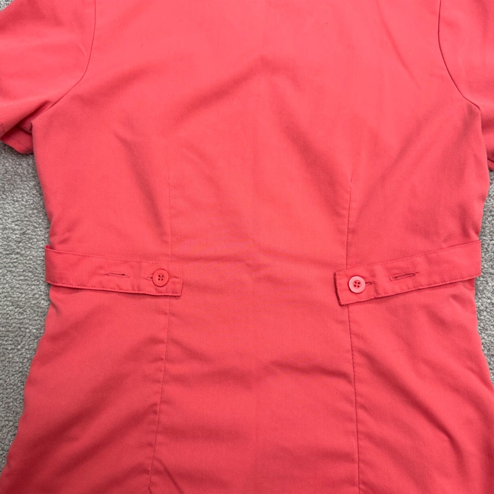 Pinko Grey's Anatomy Shirt Womens Small Pink V-Neck Medical Uniform Work Size S / US 4 / IT 40 - 4 Thumbnail