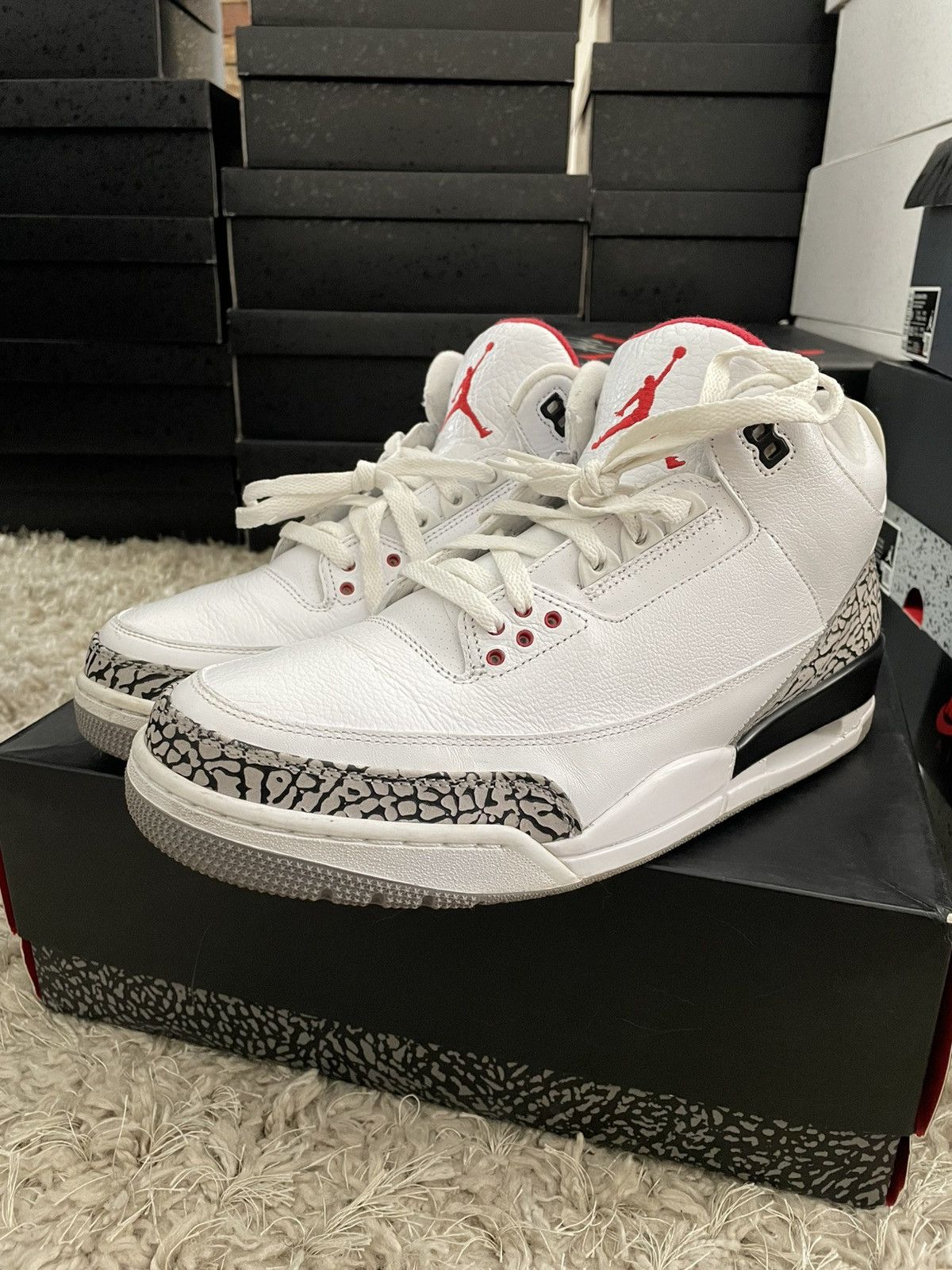 Jordan Brand Jordan 3 White Cement 2011 Size US 12 / EU 45 - 1 Thumbnail