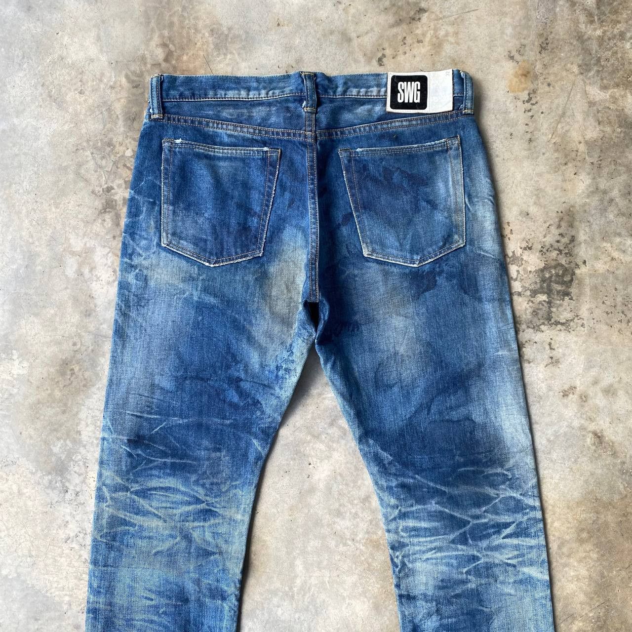 Swagger JAPANESE ARCHIVE SWAGGER FADED HEAVY WHISKERING HONEYCOMB Size US 33 - 11 Thumbnail