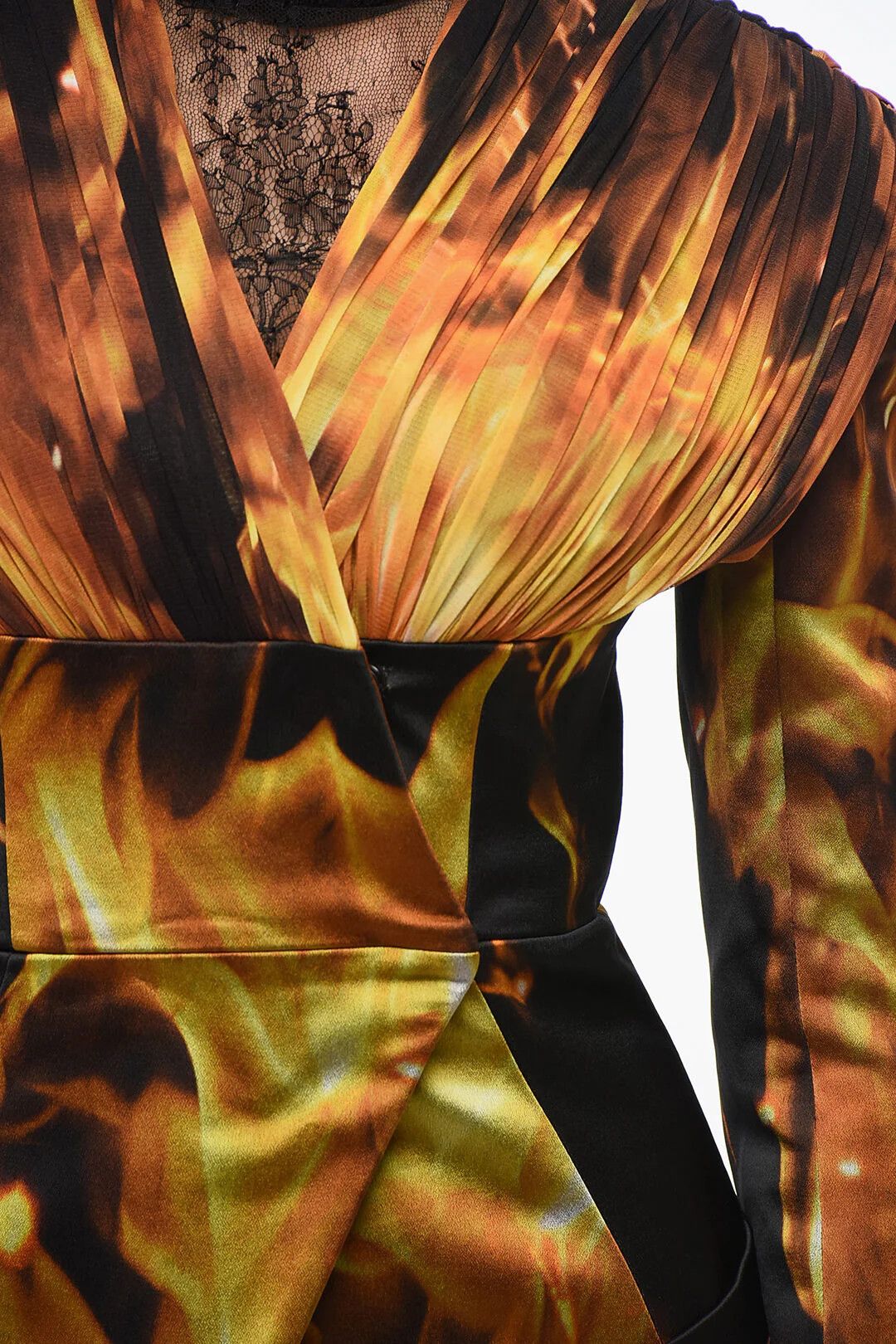 Balmain og1mm0326 Collarless Blazer in Orange Size XS / US 0-2 / IT 36-38 - 3 Thumbnail