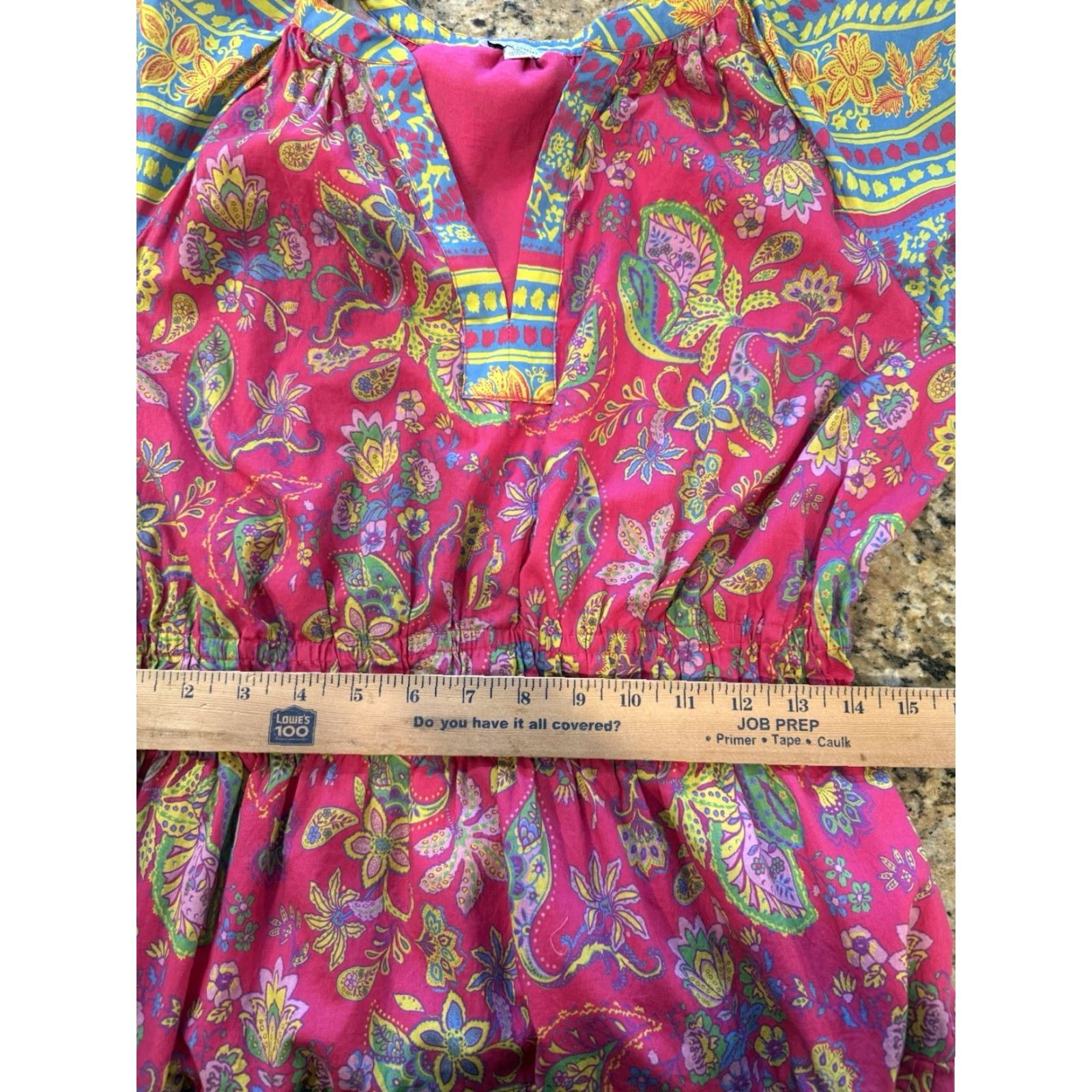 Anthropologie VINTAGE Current Air Anthropologie Pink Lindsey Puff Sleeve Bohemian Maxi Dress Large L Women Bohemian pink Maxi Dress Bohemian 74s? Size L / US 10 / IT 46 - 2 Thumbnail