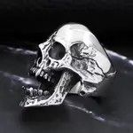 Jewelry × Vintage Stainless Steel Vampire Skull Ring Size ONE SIZE - 4 Thumbnail
